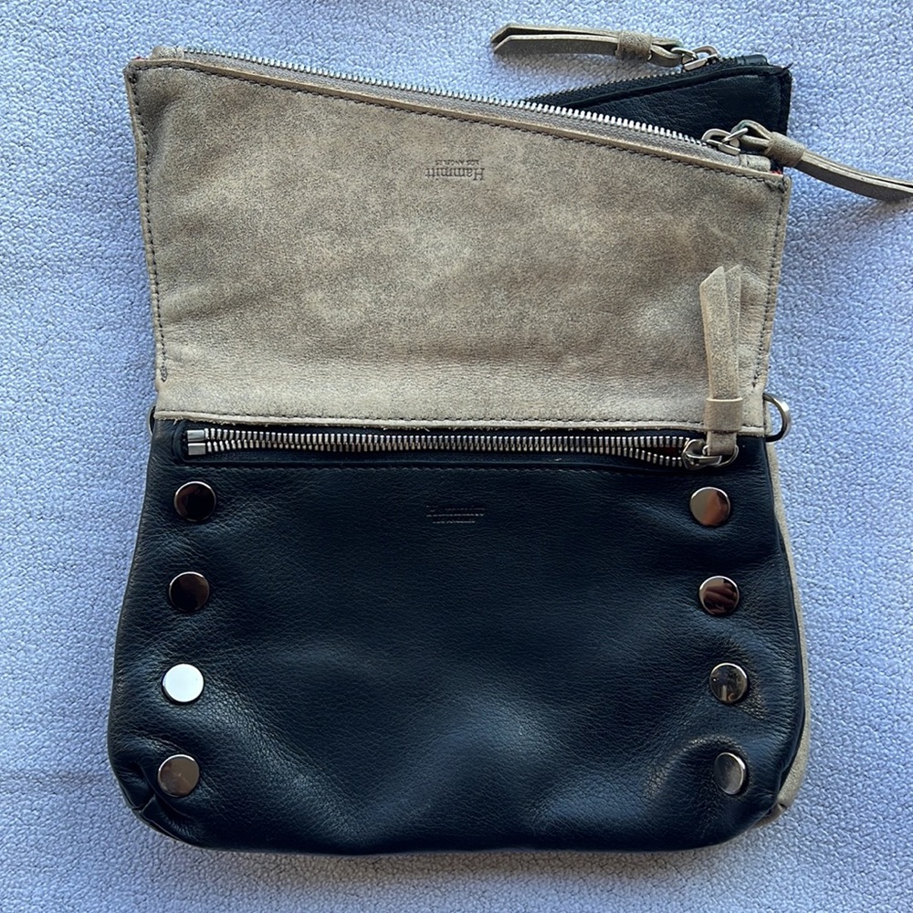 Hammitt Dillon Small Crossbody Purse Black + Gun Metal (6 different looks) - Picture 3 of 12